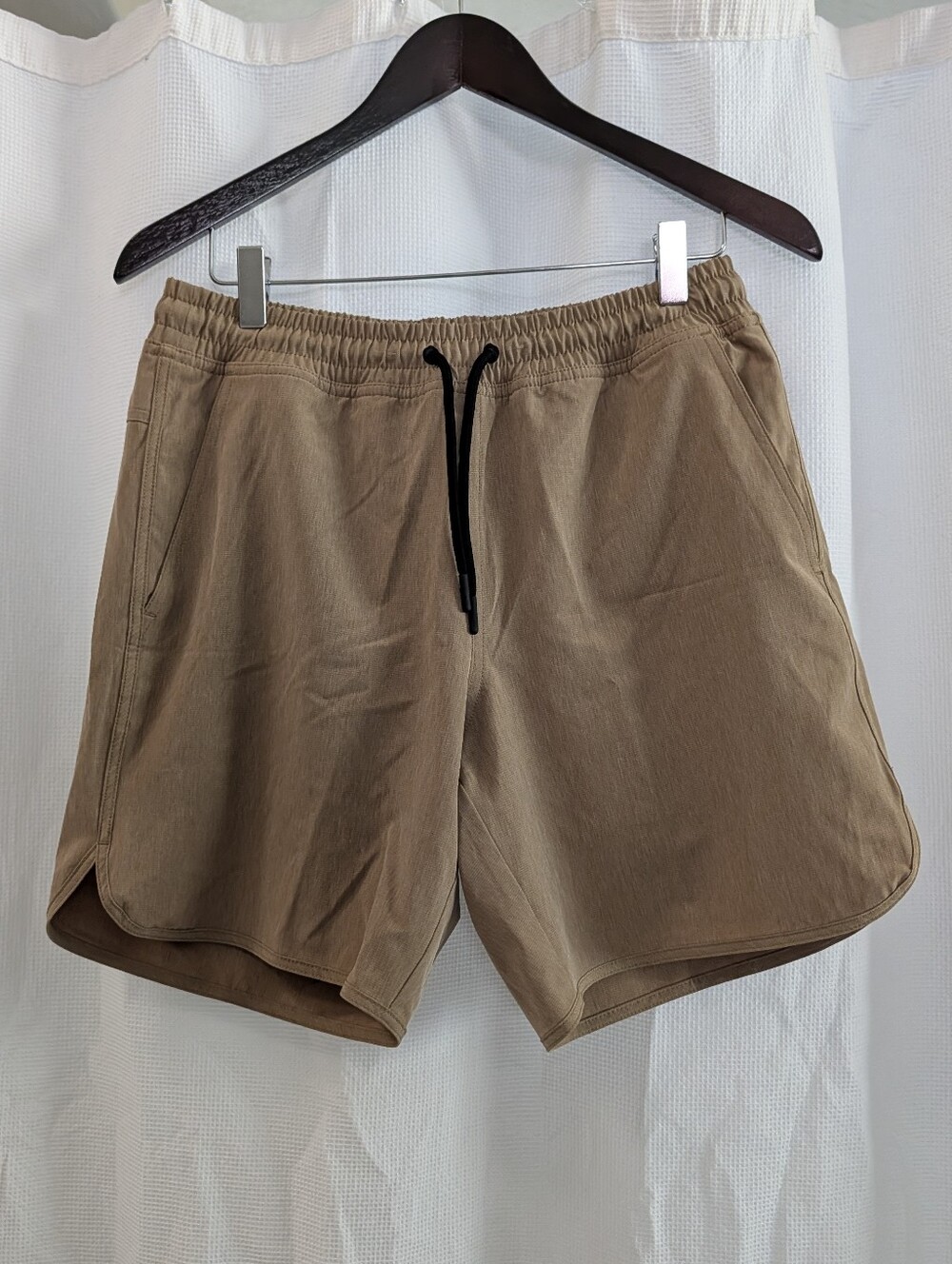 Old Navy Active Men's Khaki Drawstring StretchTech Go Dry Shade Shorts
